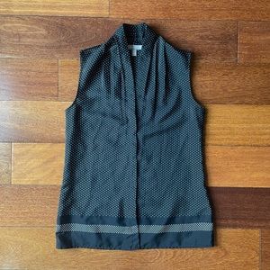 Banana Republic sleeveless blouse size